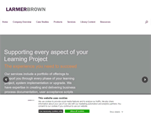 Tablet Screenshot of larmerbrown.com